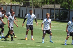 Elencos do Sub-23 e Sub-20 do Corinthians se enfrentaram em jogo-treino, no CT da base