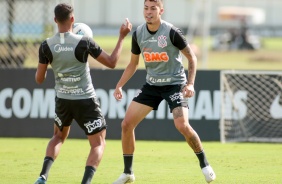 Gabriel Pereira no primeiro treino depois da derrota para o Santos, pelo Brasileiro 2020