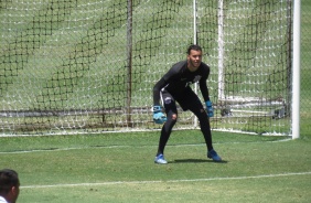 Jogo-treino entre os times Sub-20 e Sub-23 do Corinthians hoje, no CT da base