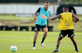 Luan no primeiro treino depois da derrota para o Santos, pelo Brasileiro 2020