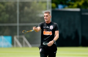 Mancini no penúltimo treino antes do duelo contra o Santos, pelo Brasileiro 2020