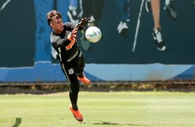 Matheus Donelli no penúltimo treino antes do duelo contra o Santos, pelo Brasileiro 2020