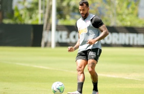 Michel no penltimo treino antes do duelo contra o Santos, pelo Brasileiro 2020