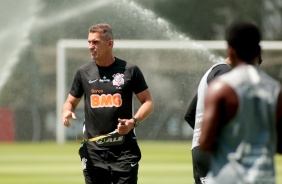 Vagner Mancini no penltimo treino antes do duelo contra o Santos, pelo Brasileiro 2020