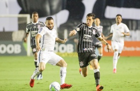 Vital no jogo contra o Santos, pelo Campeonato Brasileiro 2020, na Vila Belmiro