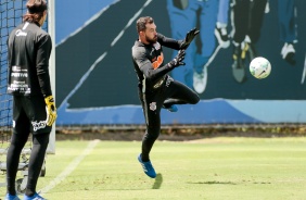 Walter no penúltimo treino antes do duelo contra o Santos, pelo Brasileiro 2020