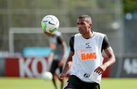 Zagueiro Marllon no primeiro treino depois da derrota para o Santos, pelo Brasileiro 2020