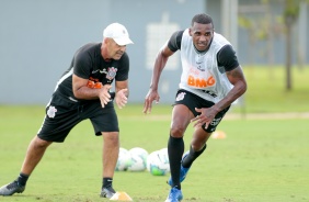 Zagueiro Marllon no primeiro treino depois da derrota para o Santos, pelo Brasileiro 2020
