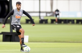 Camacho na atividade da tarde desta terça-feira no CT Dr. Joaquim Grava
