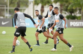 Mateus Davó na atividade da tarde desta terça-feira no CT Dr. Joaquim Grava