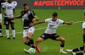 Gabriel Pereira no jogo diante o Vasco, na Neo Qumica Arena, pelo Campeonato Brasileiro
