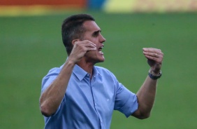 Mancini no jogo contra o Vasco, na Neo Qumica Arena, pelo Brasileiro
