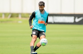 Camacho na atividade da manhã deste sábado no CT Dr. Joaquim Grava