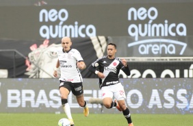 Fábio Santos no jogo contra o Vasco, na Neo Química Arena, pelo Campeonato Brasileiro