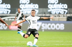 Gabriel no jogo contra o Vasco, na Neo Química Arena, pelo Campeonato Brasileiro