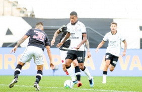 Léo Natel no jogo contra o Vasco, na Neo Química Arena, pelo Campeonato Brasileiro