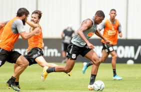 Presença da molecada da base no treino desta segunda-feira no CT Joaquim Grava