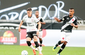 Vital no jogo contra o Vasco, na Neo Qumica Arena, pelo Campeonato Brasileiro