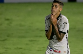 Gabriel Pereira no jogo entre Corinthians e Red Bull Bragantino, pela estreia do Paulisto 2021