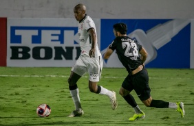 Garoto Cau no jogo entre Corinthians e Red Bull Bragantino, pela estreia do Paulisto 2021