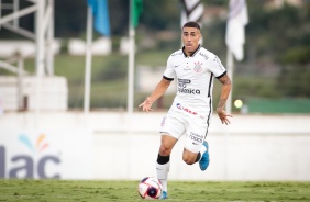 Gabriel no embate entre Corinthians e Red Bul Bragantino, pelo Paulisto