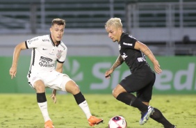 Lucas Piton no embate entre Corinthians e Red Bul Bragantino, pelo Paulisto