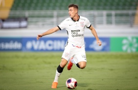 Lucas Piton na partida entre Corinthians e Red Bul Bragantino, pelo Paulisto