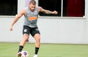 Andr Luis durante treino preparatrio para o jogo entre Corinthians e Palmeiras