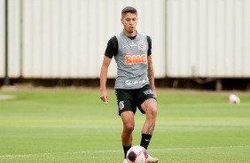 Gabriel Pereira no treino desta tera-feira no CT Dr. Joaquim Grava