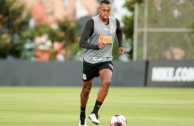 Raul Gustavo no treinamento de hoje no CT Joaquim Grava