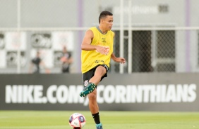 Rodrigo Varanda no treinamento de hoje no CT Joaquim Grava