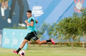 Roni durante treino preparatrio para o jogo entre Corinthians e Palmeiras