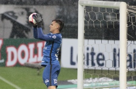 Matheus Donelli no jogo entre Corinthians e Palmeiras, na Neo Qumica Arena, pelo Paulisto