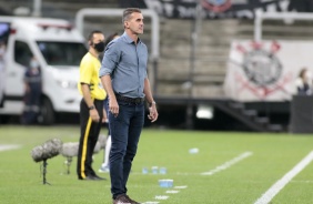 Vagner Mancini no jogo entre Corinthians e Palmeiras, na Neo Química Arena, pelo Paulistão