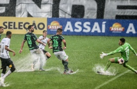 Vital no jogo entre Corinthians e Palmeiras, pelo Paulisto, na Neo Qumica Arena