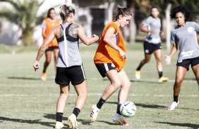 rika no treino do Corinthians na Argentina em preparao para  Libertadores Feminina