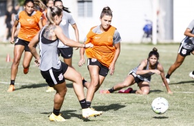 rika no treino do Corinthians na Argentina em preparao para  Libertadores Feminina