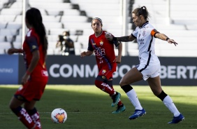 Gabi Zanotti na estreia da Libertadores Feminina contra o El Nacional