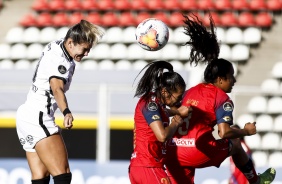 Gabi Zanotti na estreia da Libertadores Feminina contra o El Nacional