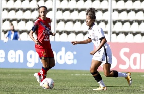 Ingryd durante goleada sobre o El Nacional, pela Copa Libertadores Feminina