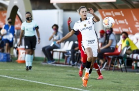 Tamires na estreia da Libertadores Feminina contra o El Nacional