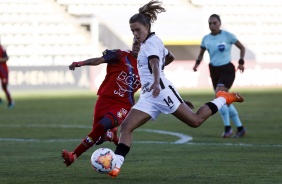 Tamires na estreia da Libertadores Feminina contra o El Nacional