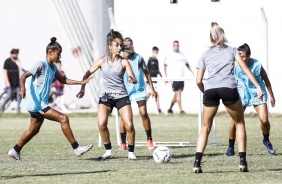 Treino do Corinthians na Argentina em preparao para  Libertadores Feminina