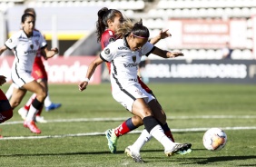 Vic durante goleada sobre o El Nacional, pela Copa Libertadores Feminina
