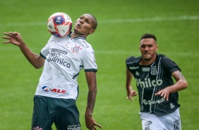 Antony no jogo contra a Ponte Preta, na Neo Qumica Arena, pelo Campeonato Paulista