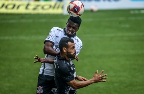 Jemerson no jogo contra a Ponte Preta, na Neo Qumica Arena, pelo Campeonato Paulista