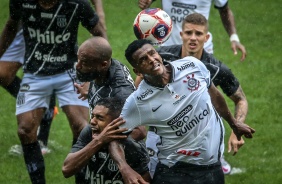 J no jogo contra a Ponte Preta, na Neo Qumica Arena, pelo Campeonato Paulista