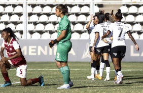 Elenco no duelo contra o Universitario-PER, pela Copa Libertadores Feminina