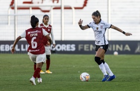 Gabi Zanotti no jogo contra o Universitario-PER, pela Copa Libertadores Feminina