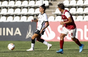 Juliete no jogo contra o Universitario-PER, pela Copa Libertadores Feminina